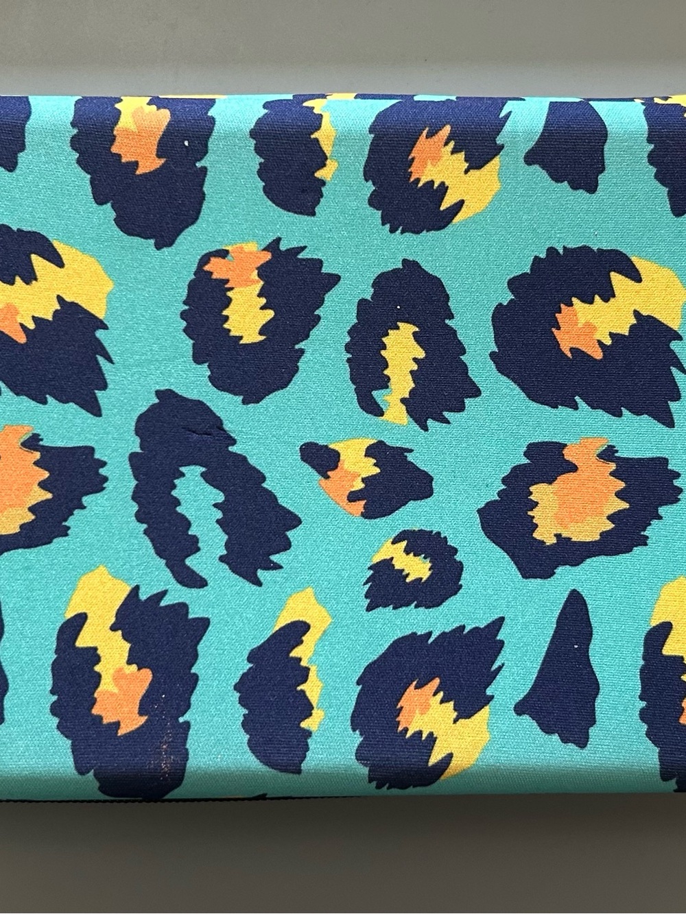 Teal Leopard Print Stethoscope Case